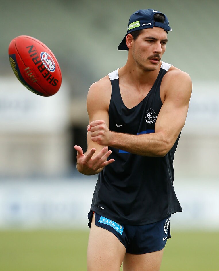 AFL 2015 Training - Carlton 251115 Blaine Boekhorst has moved on from infamous tweet - ${keywords}